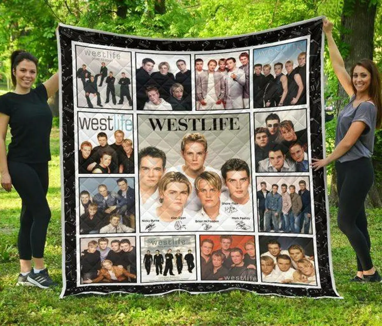 Westlife Band Quilt Quilt and Home Decor