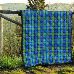 Westy Blue Plaid Quilt Home Decor  Quilt and Home Decor