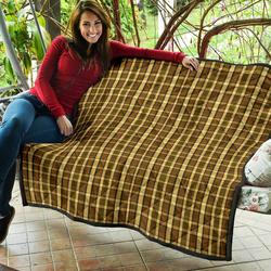 Westy Brown Plaid Quilt Home Decor  Quilt and Home Decor