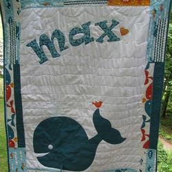 Whale Clp170649 Quilt Blanket and Home Decor