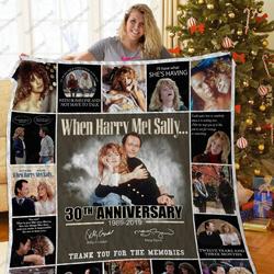 When Harry Met Sally Quilt Blanket and Home Decor
