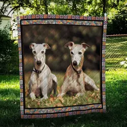 Whippet Together Quilt Blanket Dhc09122022Dd and Home Decor