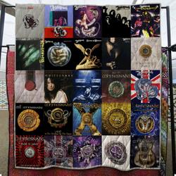Whitesnake Full Quilt Blanket and Home Decor