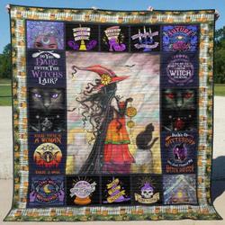 Wicca Witch Haloween Ye120713A Quilt Blanket and Home Decor