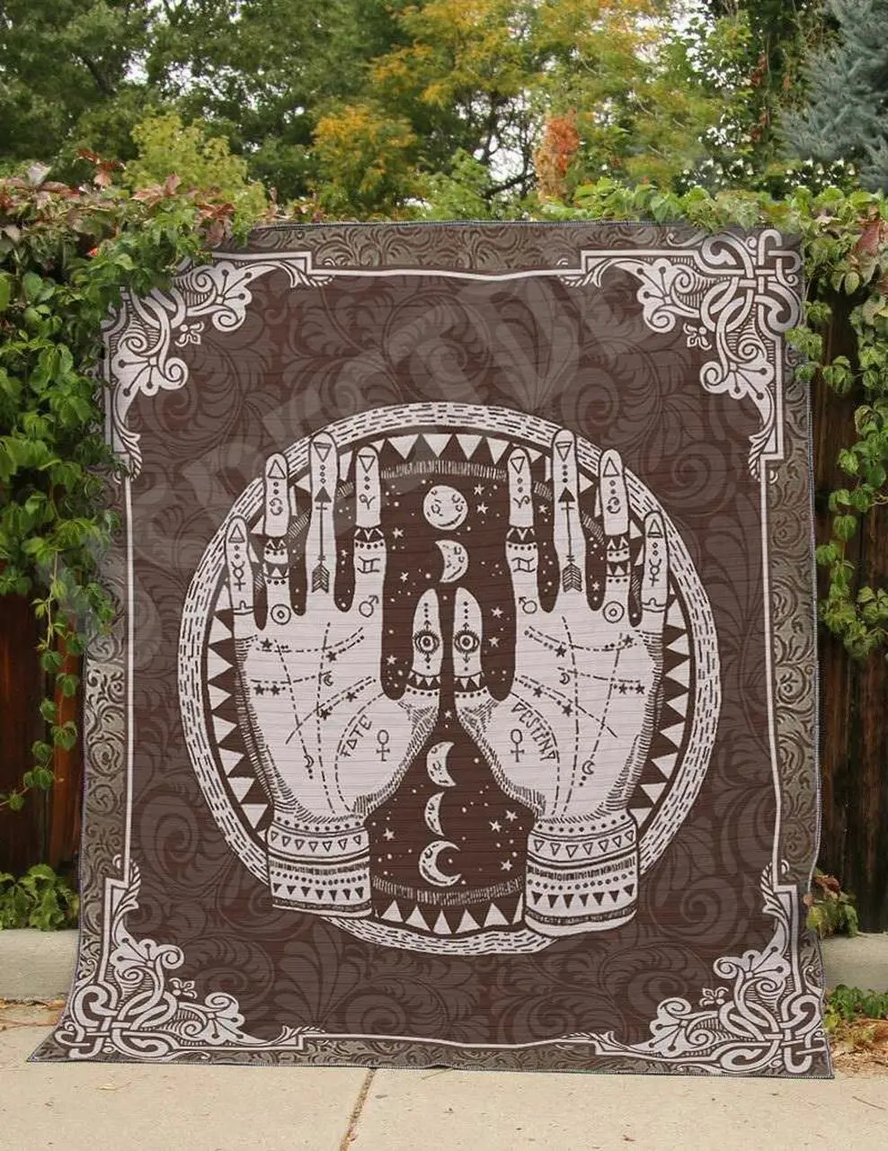 Wiccan Hands Clt260651 Quilt Blanket and Home Decor