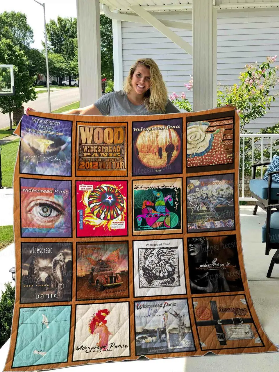 Widespread Panic Albums Quilt Blanket 01 and Home Decor
