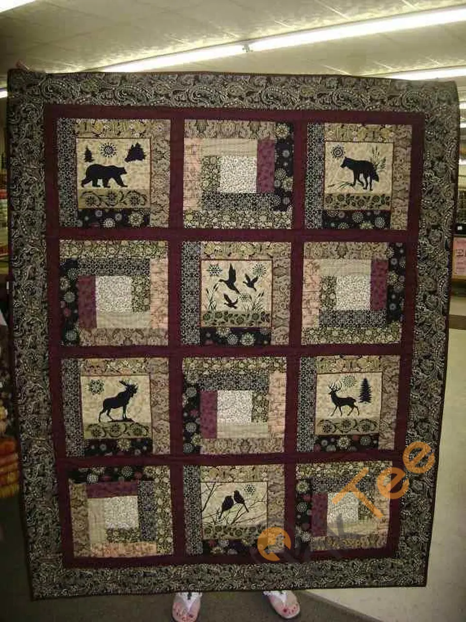 Wild Animal Blanket TH1607 Quilt and Home Decor