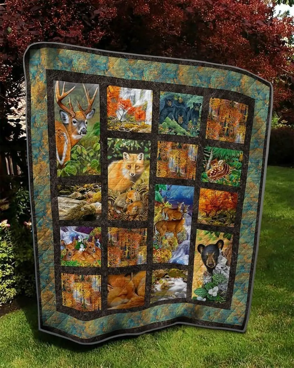 Wild Animals Dtc2410251 Quilt Blanket and Home Decor