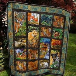 Wild Animals Dtc2410251 Quilt Blanket and Home Decor
