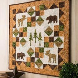Wild In Northwoods Cld210640 Quilt Blanket and Home Decor