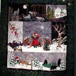 Wilderness Christmas Cla2110484Q Quilt Blanket and Home Decor