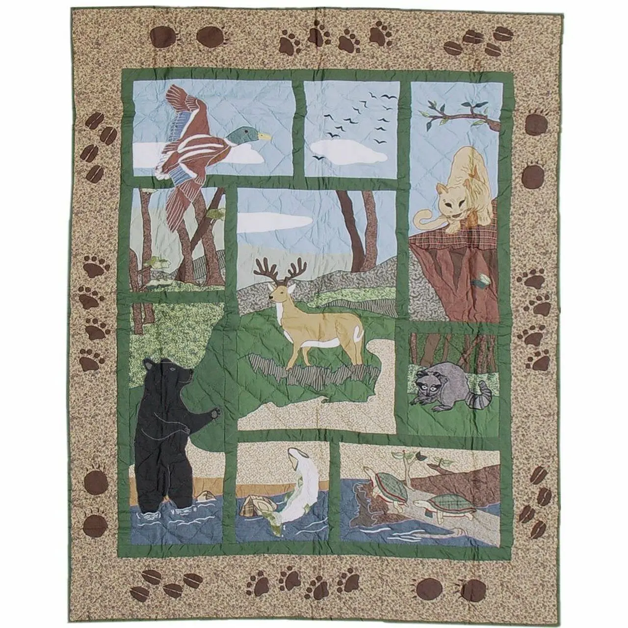 Wilderness Clm030757 Quilt Blanket and Home Decor