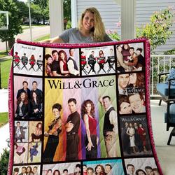 Will & Grace Quilt Blanket 01 and Home Decor