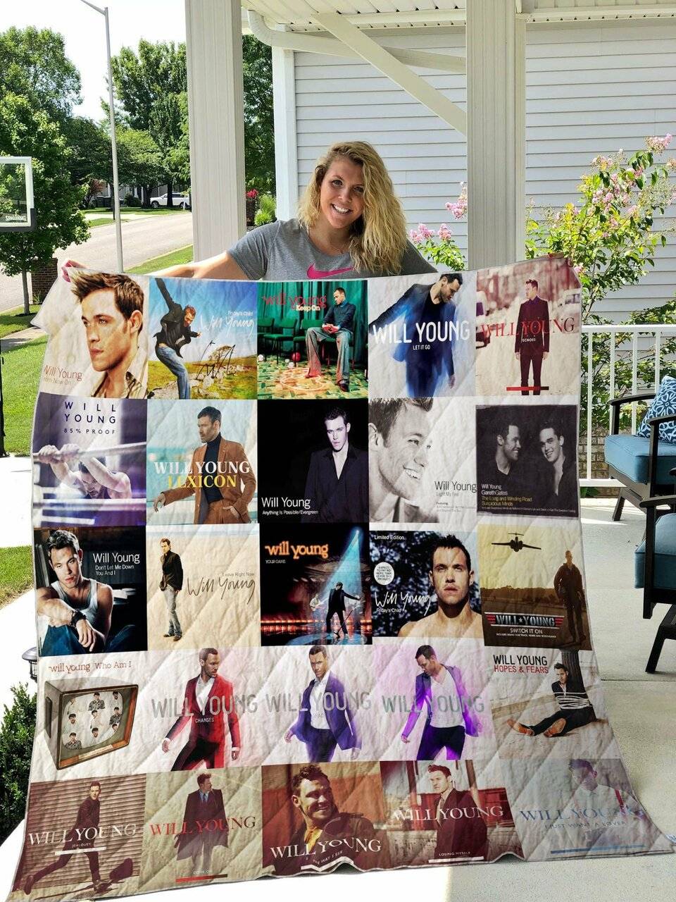 Will Young Quilt Blanket and Home Decor