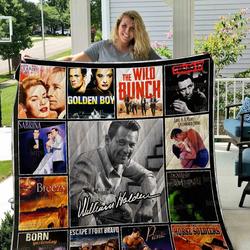 William Holden Quilt Blanket 01 and Home Decor