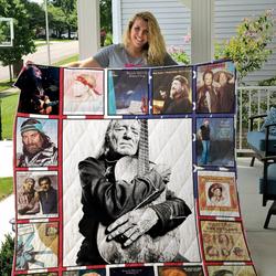 Willie Nelson Quilt Blanket For Fans and Home Decor