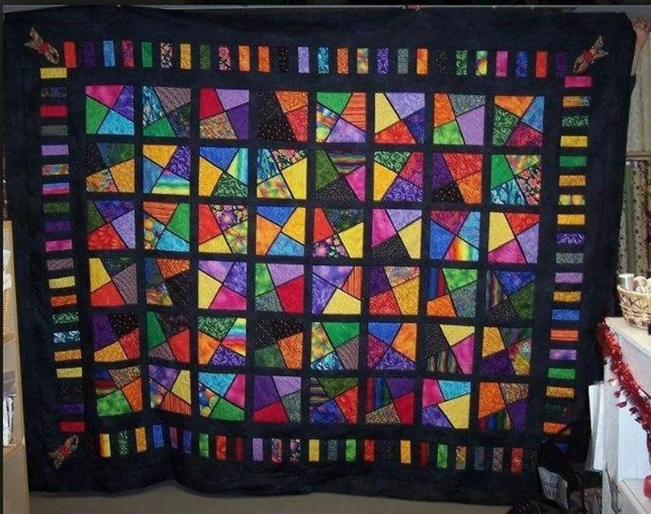 Windows Of Color Cla2210524Q Quilt Blanket and Home Decor