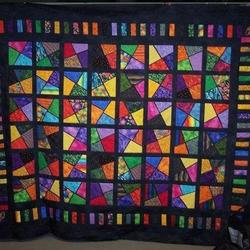 Windows Of Color Cla2210524Q Quilt Blanket and Home Decor