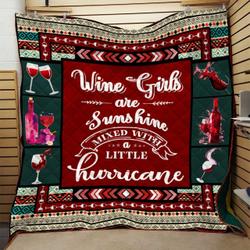 Wine Quilt Blanket Dhc0910556Vt and Home Decor