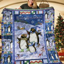 Winter Wonderland TNT191111NH Quilt Blanket and Home Decor