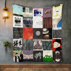 Wire Album Covers Quilt Blanket and Home Decor