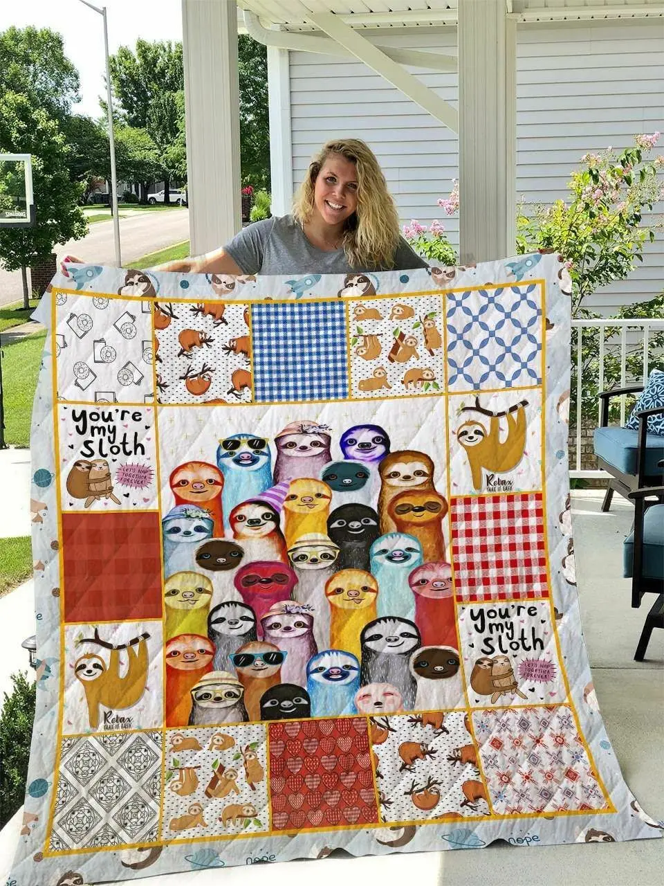 Wish A Big Gift U Quilt Yf and Home Decor