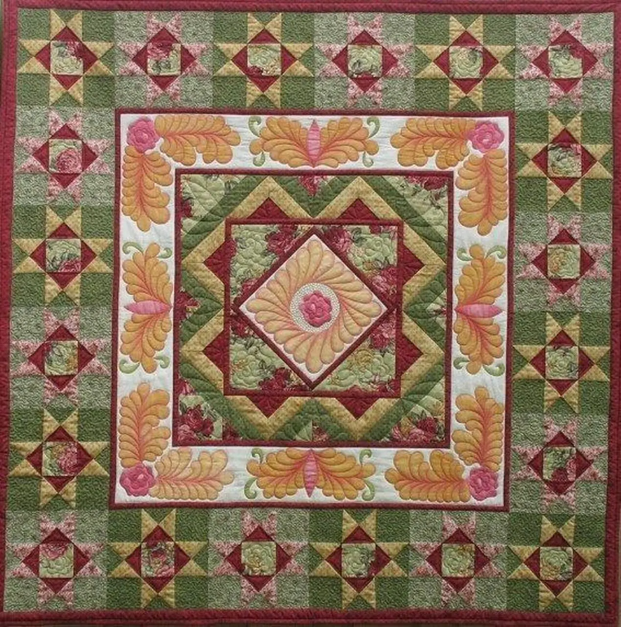 Wisteria Rambling Cla2210530Q Quilt Blanket and Home Decor