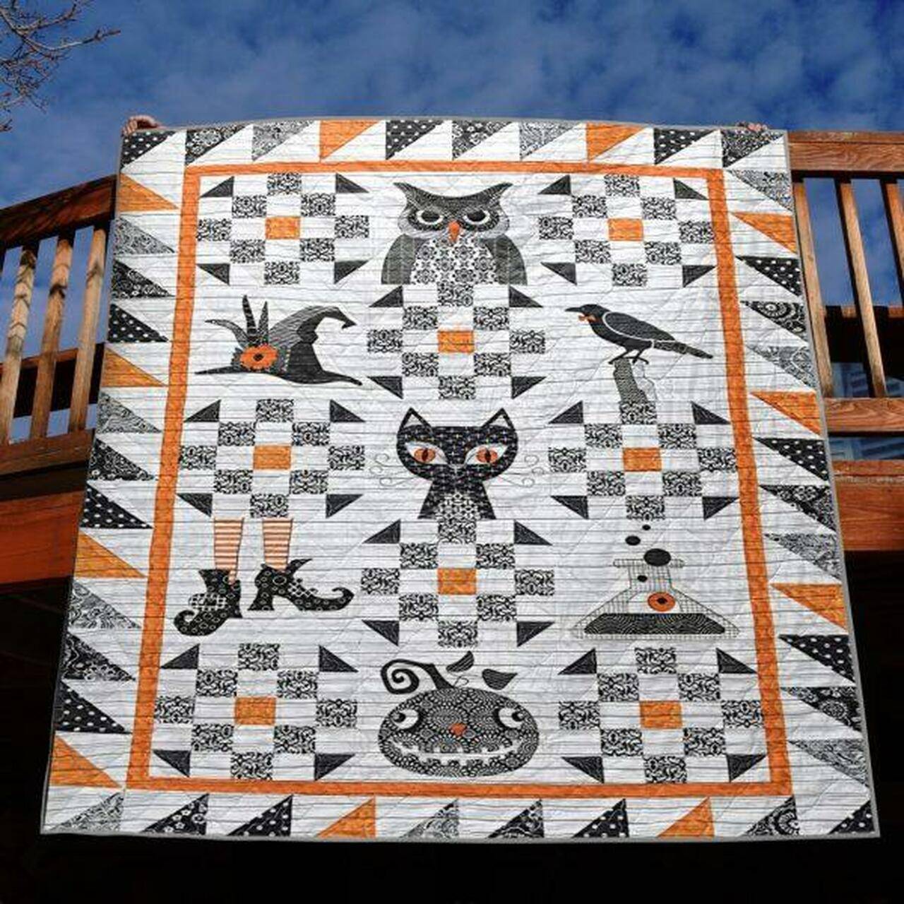 Witches Quilt Blanket Vq06 Quilt and Home Decor