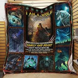 Wolf Cl18100811Mdq Quilt Blanket and Home Decor