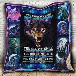 Wolf Cl18100816Mdq Quilt Blanket and Home Decor