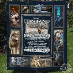 Wolf Quilt Blanket Dhc0712135Vt and Home Decor