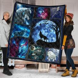 Wolf Quilt Blanket Dhc09121403Dd and Home Decor