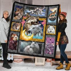 Wolf Quilt Blanket Dhc09121434Dd and Home Decor