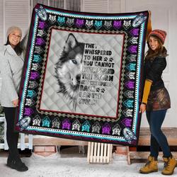 Wolf Quilt Blanket Dhc09121526Dd and Home Decor