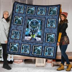 Wolf Quilt Blanket Dhc09121543Dd and Home Decor