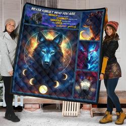 Wolf Quilt Blanket Dhc09121571Dd and Home Decor