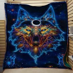 Wolf Rewrite The Stars Quilt Blanket Dhc020120681Td and Home Decor