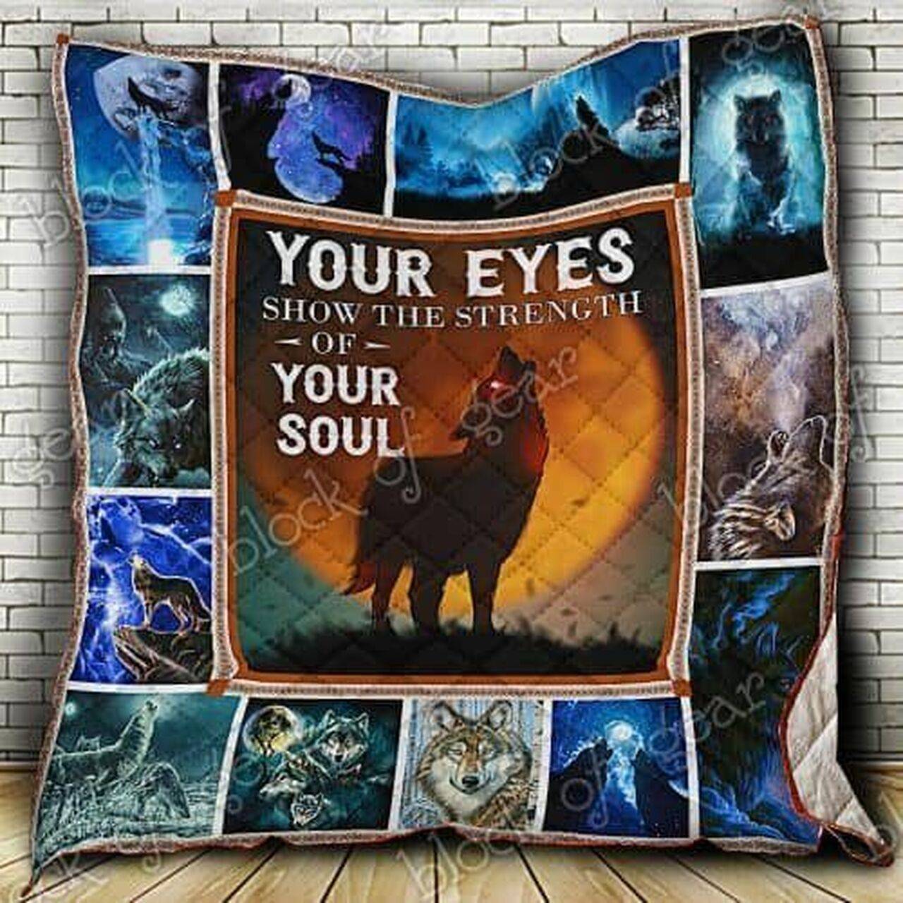 Wolf Soul Cl18100815Mdq Quilt Blanket and Home Decor