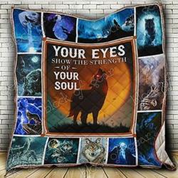 Wolf Soul Cl18100815Mdq Quilt Blanket and Home Decor