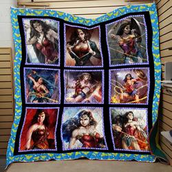 Wonder Woman Fight Quilt V4  Quilt and Home Decor