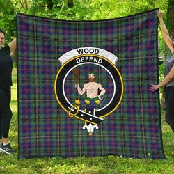 Wood Modern Tartan Clan Badge Premium Quilt Th8 Home Decor  Quilt and Home Decor