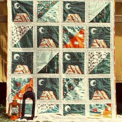 Woodland Animal Quilt Blanket Dhc0201201445Td and Home Decor