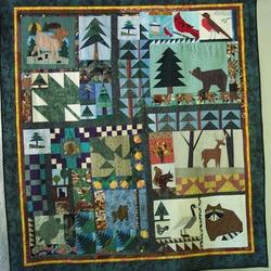Woodland Animals Clt260652 Quilt Blanket and Home Decor