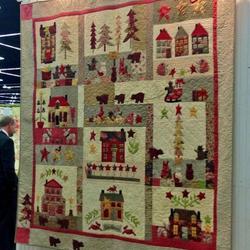 Woodland Chrismas Cl16100164Mdq Quilt Blanket and Home Decor