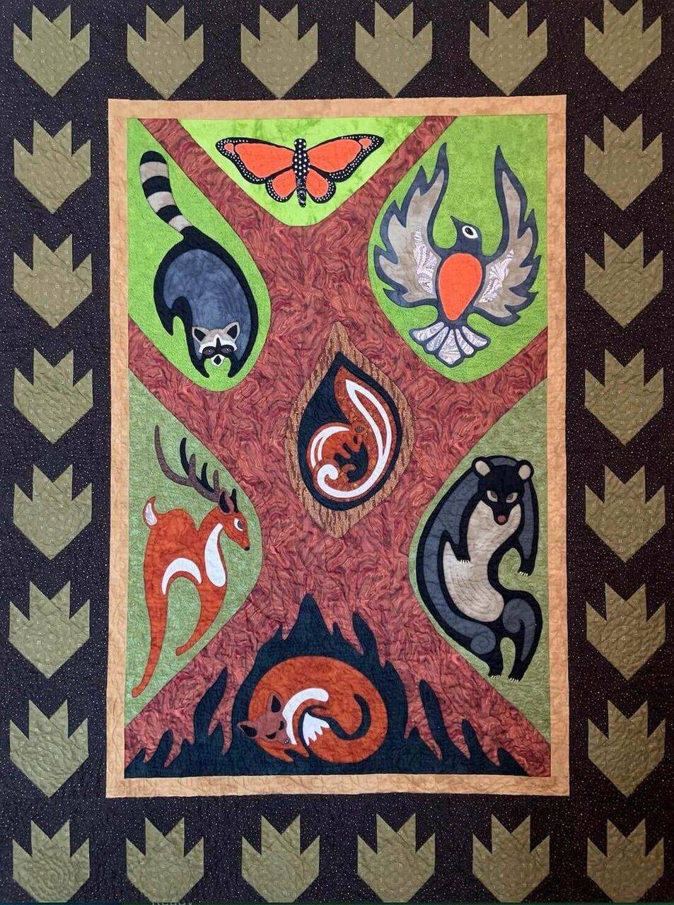 Woodland Spirits Clm240656 Quilt Blanket and Home Decor