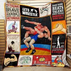 Wrestling Cl18100819Mdq Quilt Blanket and Home Decor