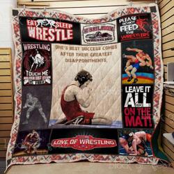 Wrestling Cl22100564Mdq Quilt Blanket and Home Decor