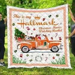 Xmas Miami Hurricanes Football Quilt Blanket and Home Decor