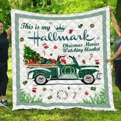 Xmas Oregon Ducks Football Quilt Blanket and Home Decor