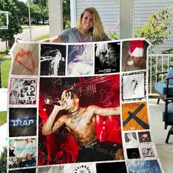 Xxxtentacion Quilt Blanket 0959 and Home Decor